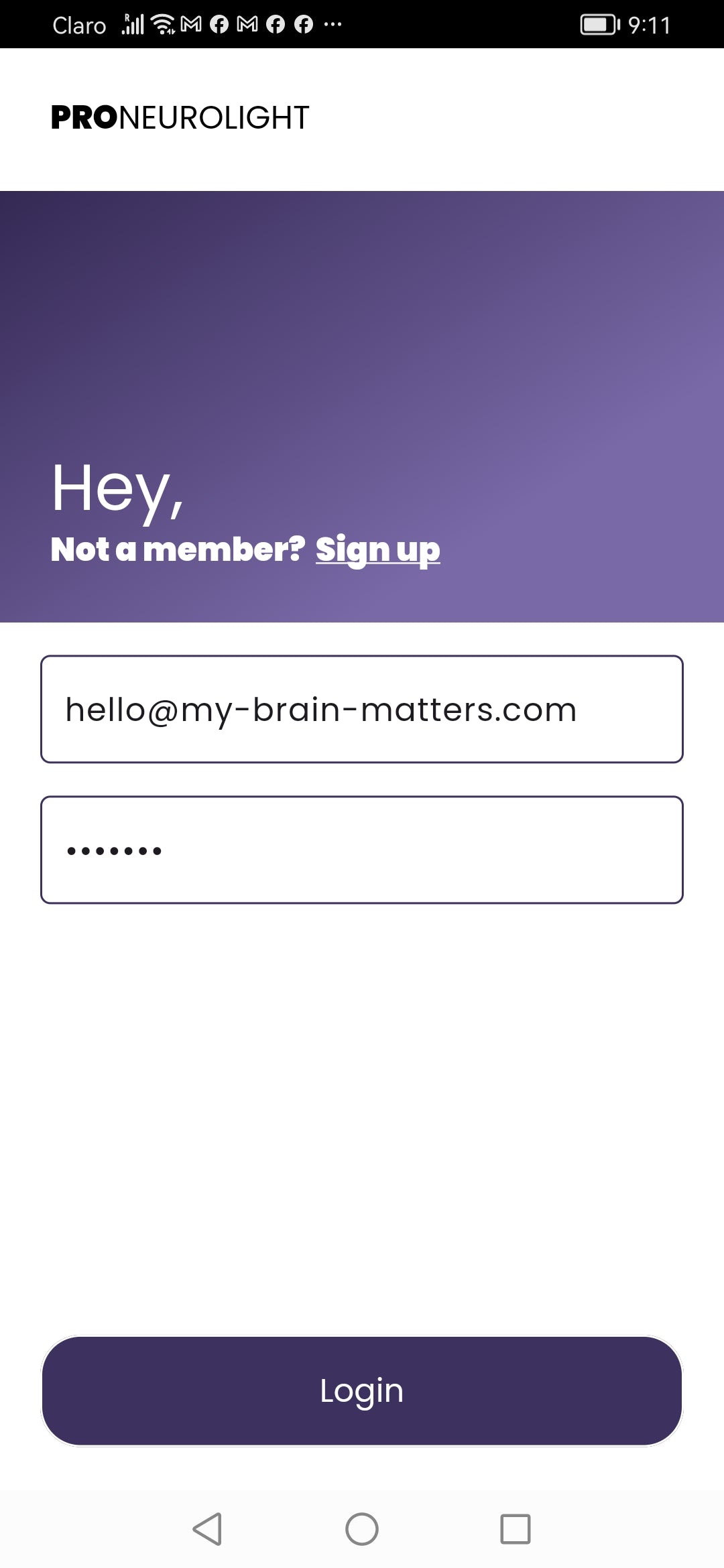 BrainSherpa app