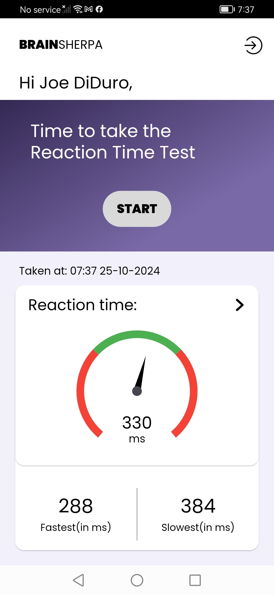 BrainSherpa app